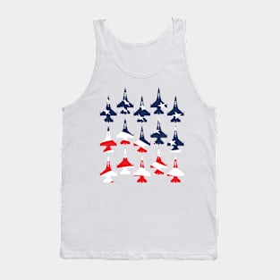 F-16 Falcon formation Tank Top